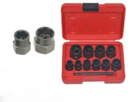 10pcs Damaged Bolt and Nut Extractor Set High Profile