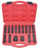 16pc 3/4" & 1" Impact Interchangeable Bit Socket Set