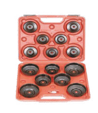 15pcs Cap Type Oil Filter Wrench Set