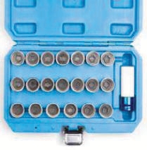 21Pcs VAG Locking Wheel Nut Stud Remover Tool Kit