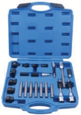 22 Pcs Alternator Pulley Kit (Blue Case)