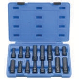 16 SAE Metric Locking Lug Master Key Set