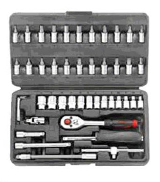 46pc 1/4DR Socket combination set