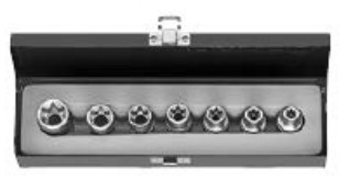 7pc 1/2DR Star socket set