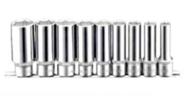 9pc 1/2DR Deep socket set