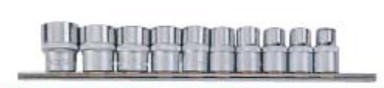 10pc 1/2DR Socket set MM