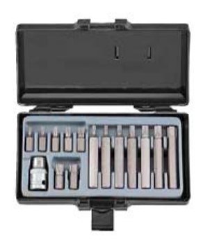 15pc 10mm Star bit set