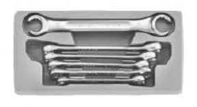 6pc Flare Nut Wrench Set