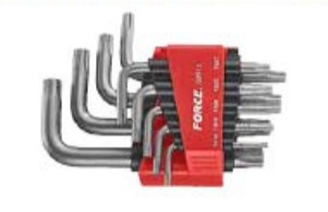 9pc Five sided star tamperproof key set