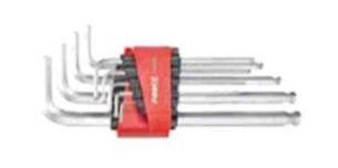 9pc Long hex ball point key set