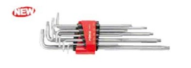 9pc Extra long star tamperproof key set