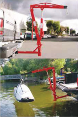 500 lb Pick-Up Truck Hydraulic Dock Crane T62003DW