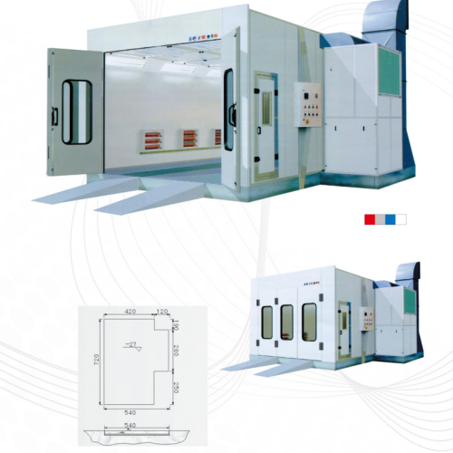 ELECTRICAL INFRARED BAKING TYPE VPB-E500 SPRAY BOOTH