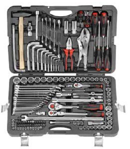 142pc 1/4 3/8 and 1/2 Combination Set