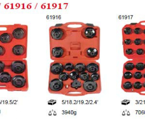 Cup Type Oil Filter Wrench Set